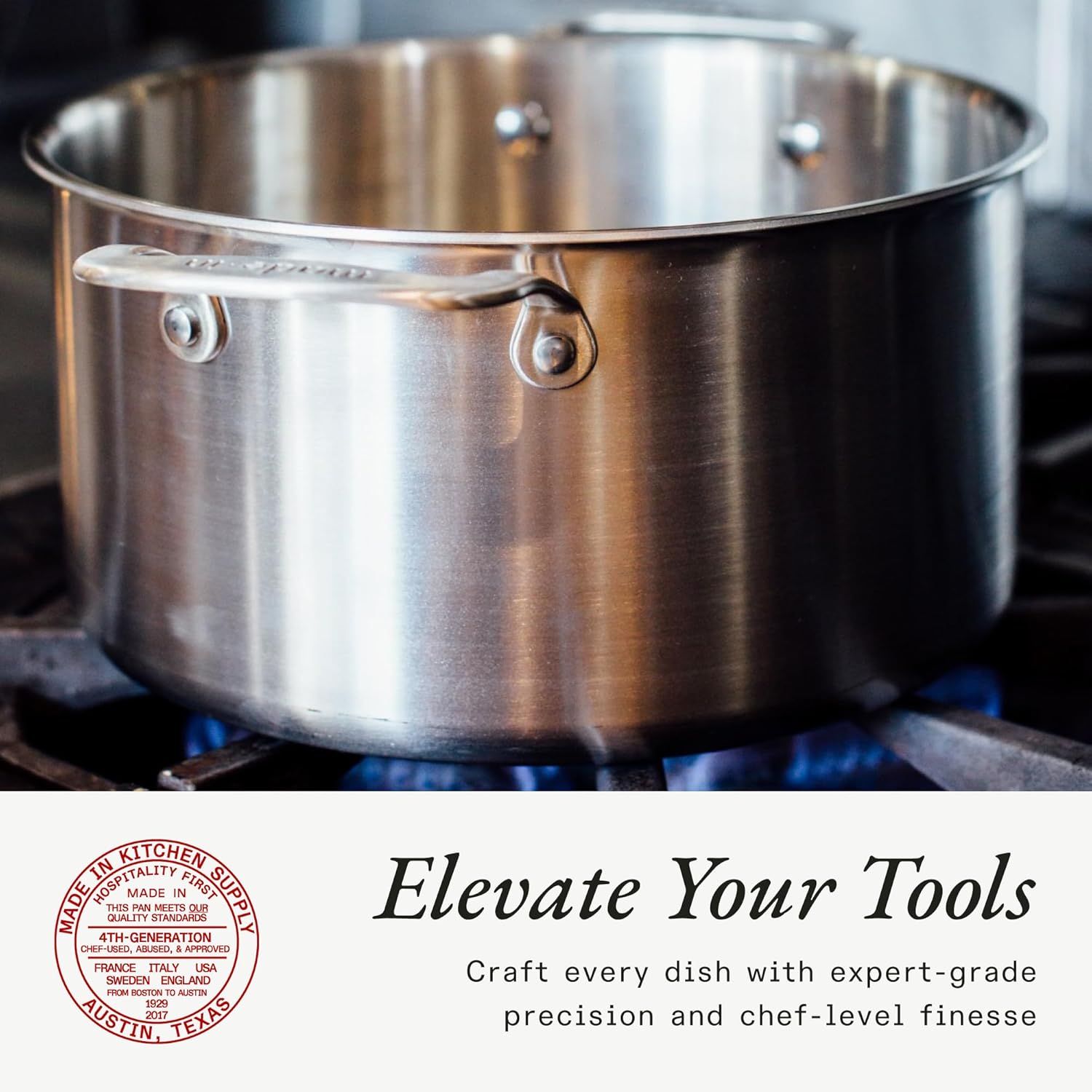 Made In 12 Quart Stainless Steel Stock Pot With Lid