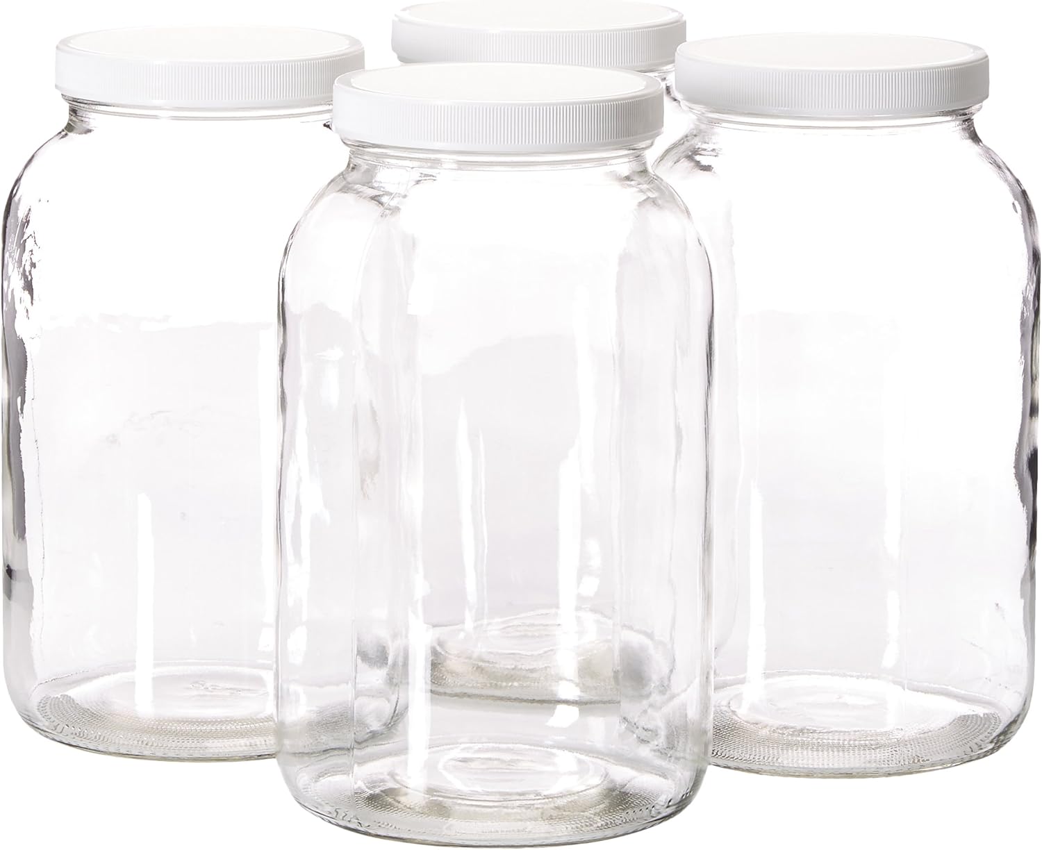 4-Piece Glass Mason Jars