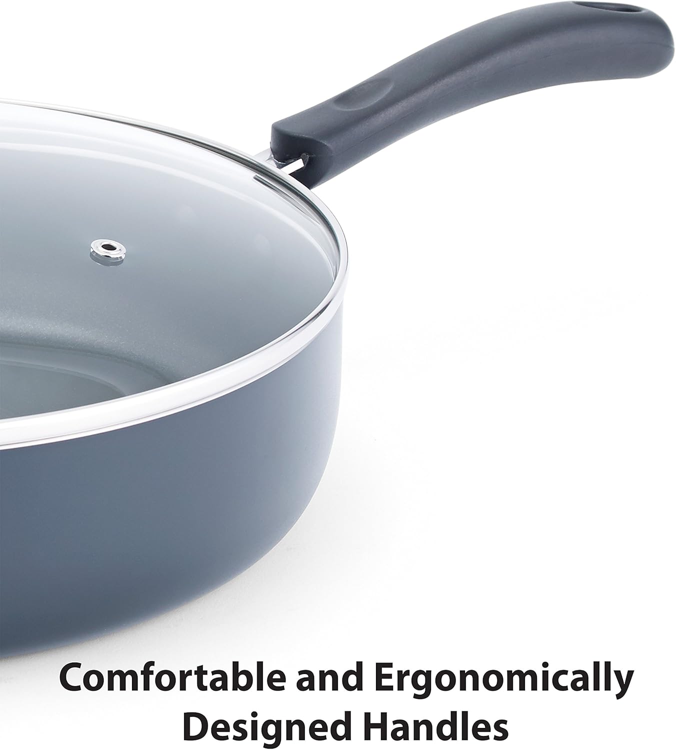 Effortless Cooking with T-Fal 5 Quart Cooking Pan with Glass Lid