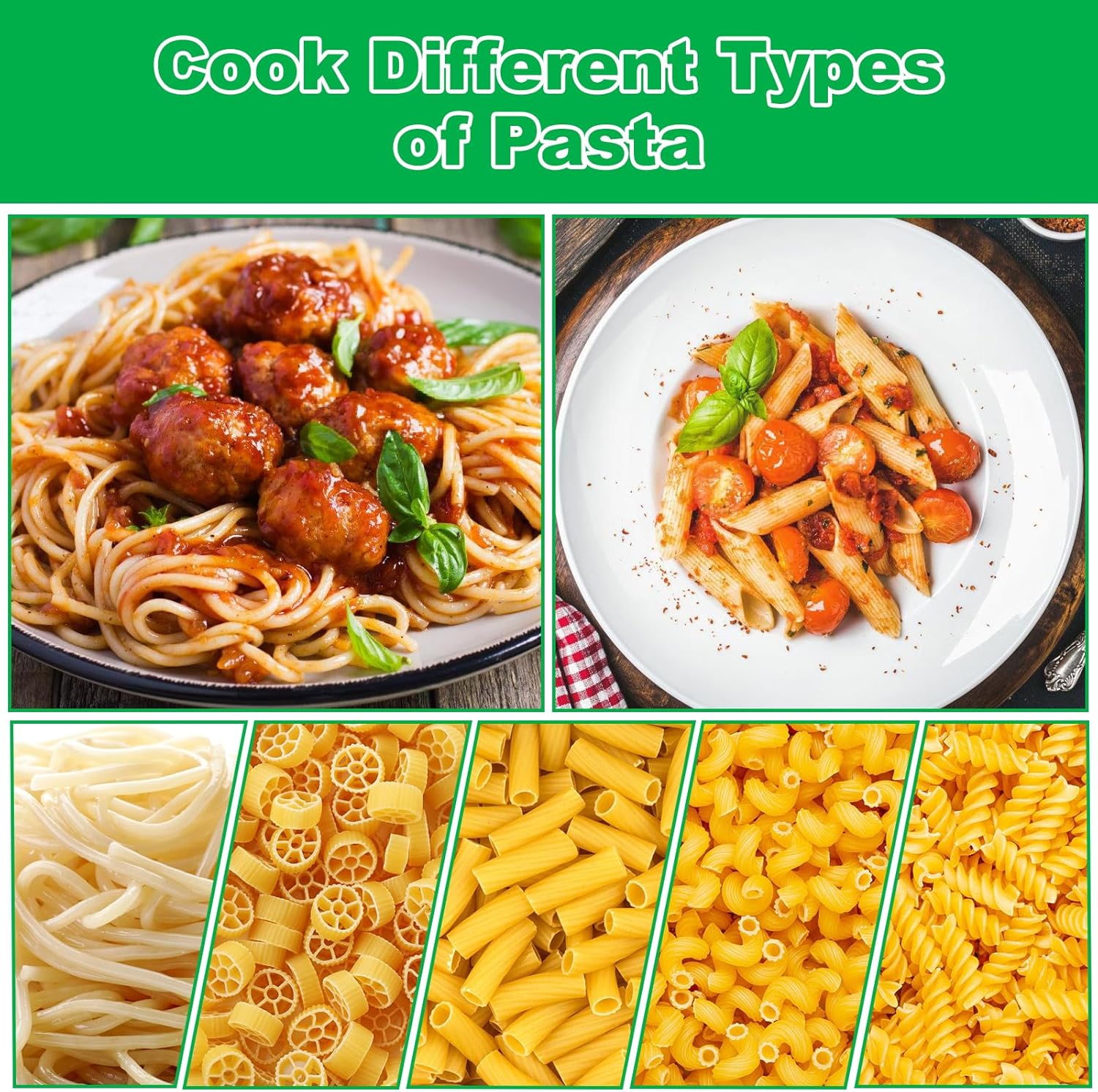 Microwave Pasta Maker with Strainer Lid