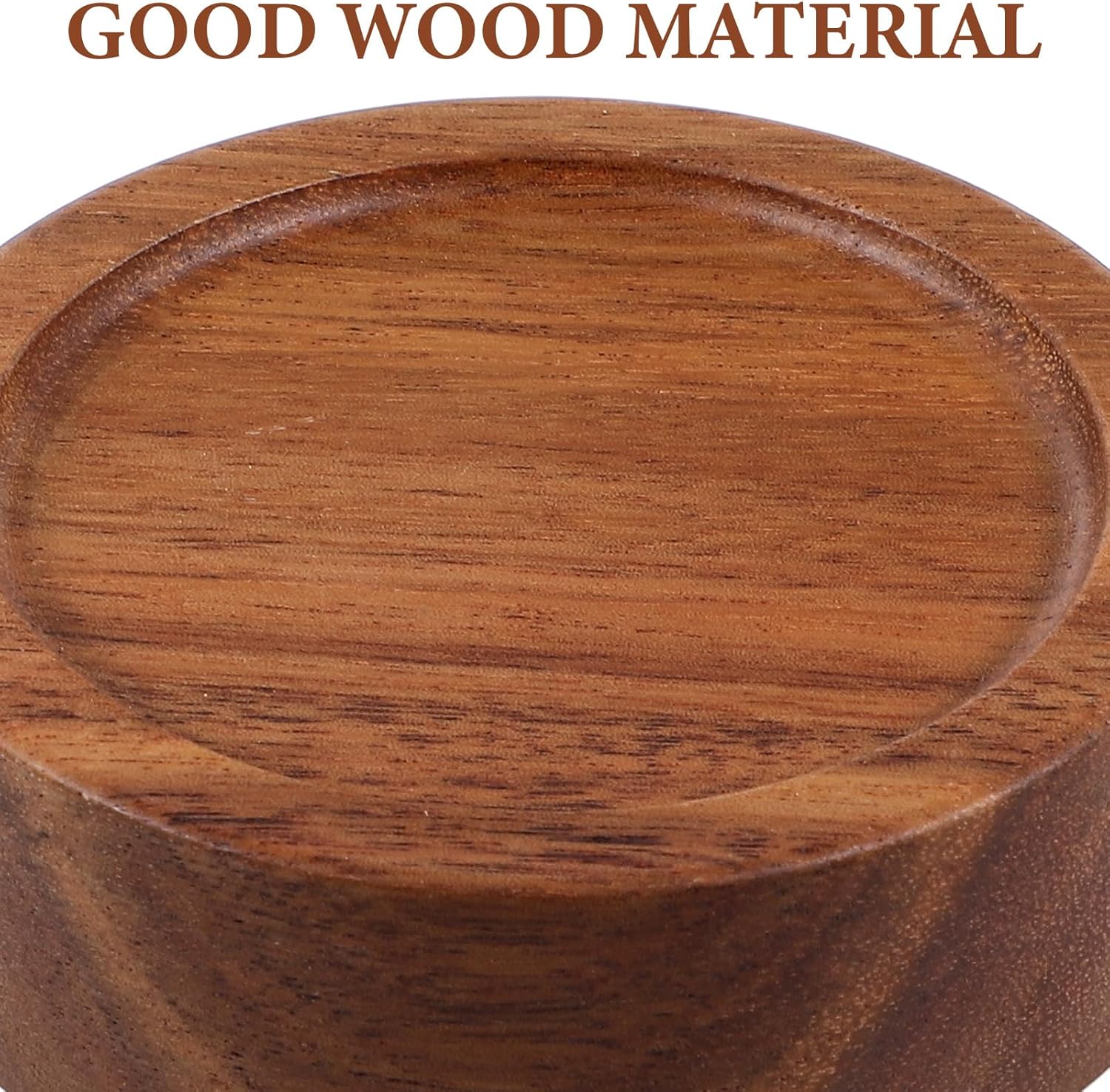 6pcs Reusable Acacia Wood Mason Jar Lids Set