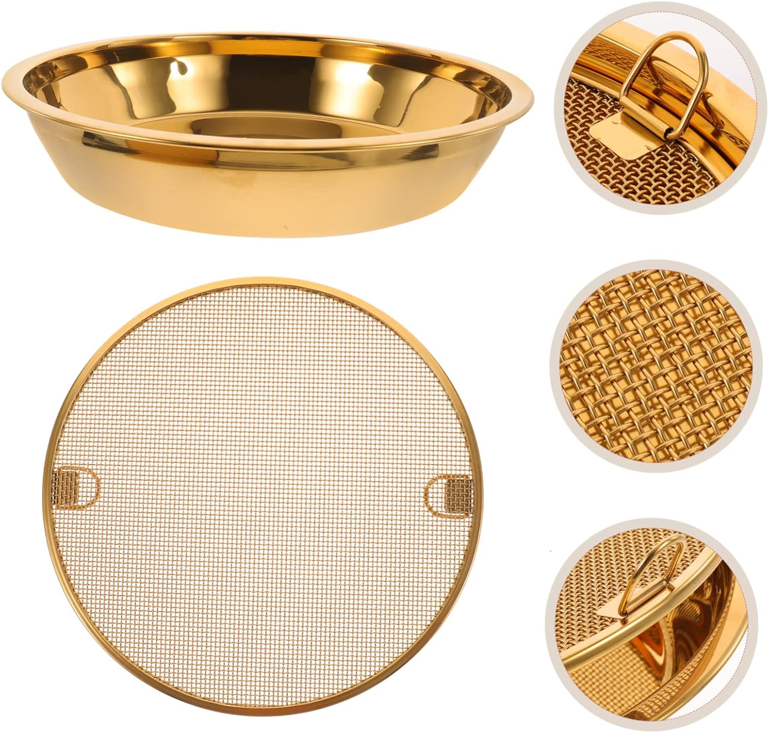 VOSAREA Stainless Steel Snack Tray with Filter