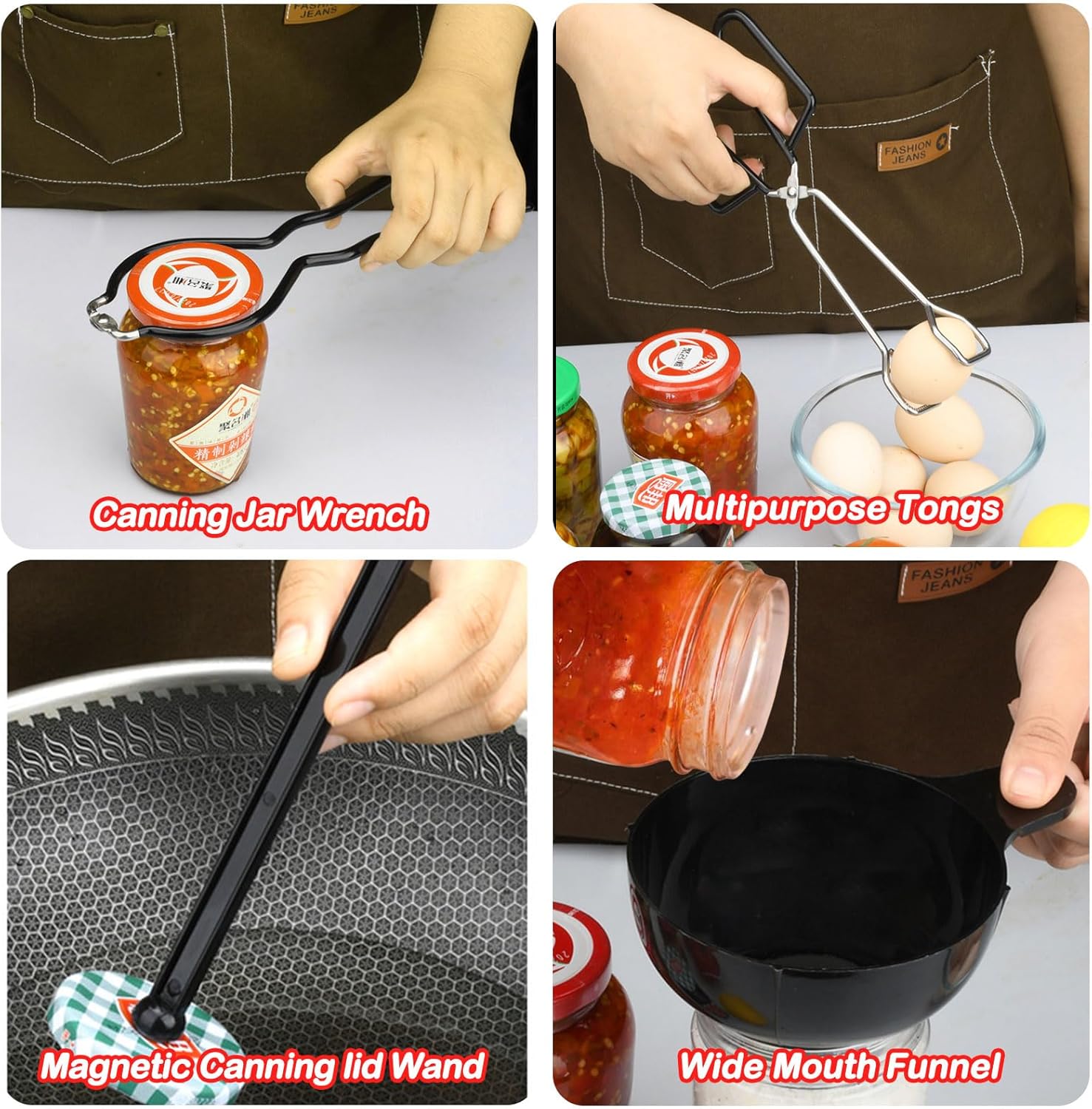 JavaScript rust-proof stainless steel canning starter kit for quick easy preserving