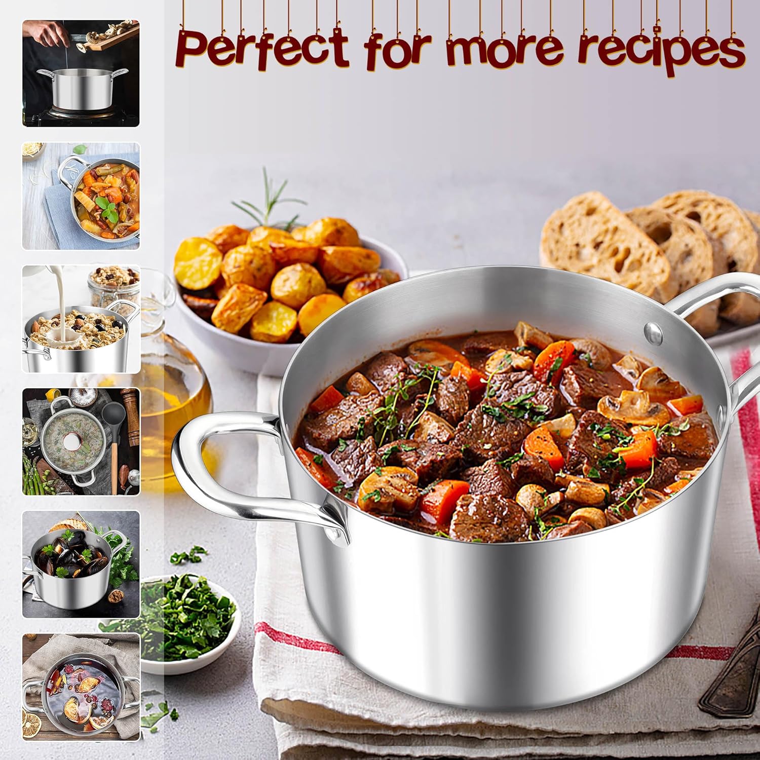 E-far 8 Qt Stock Pot