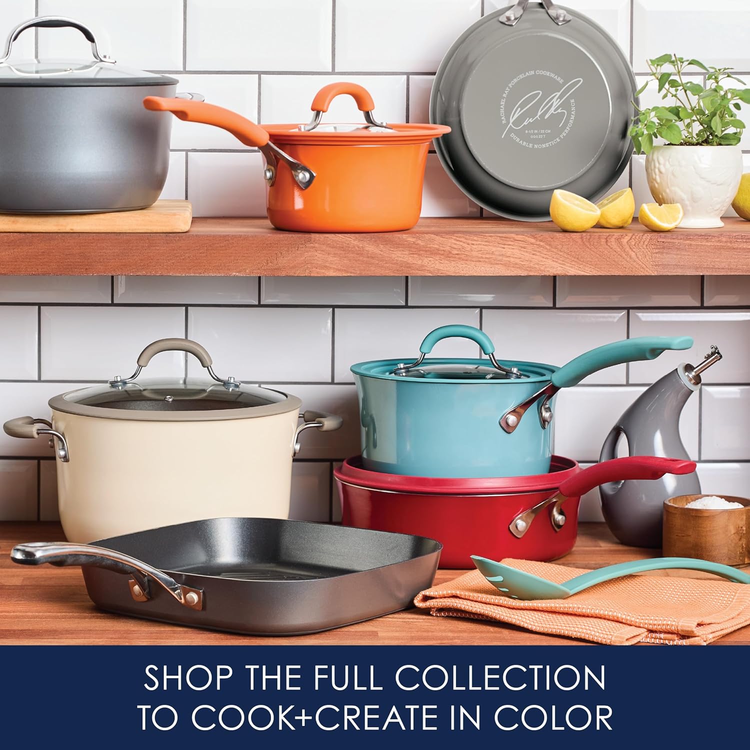 Master Your Cooking with Rachael Ray Hard Anodized Nonstick Saucier Pan