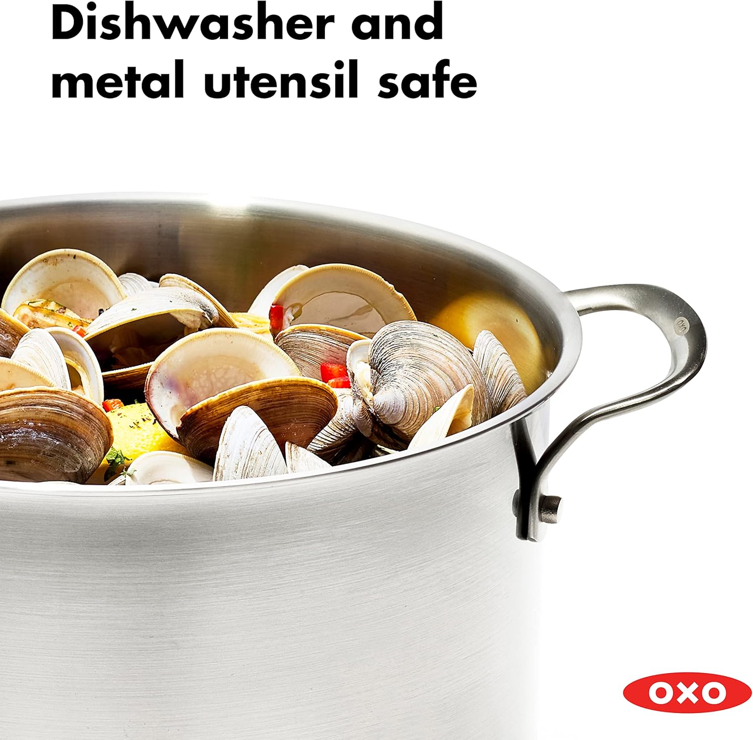 Oxo Stainless Steel 84QT Multipurpose Boiler Pot with Steamer