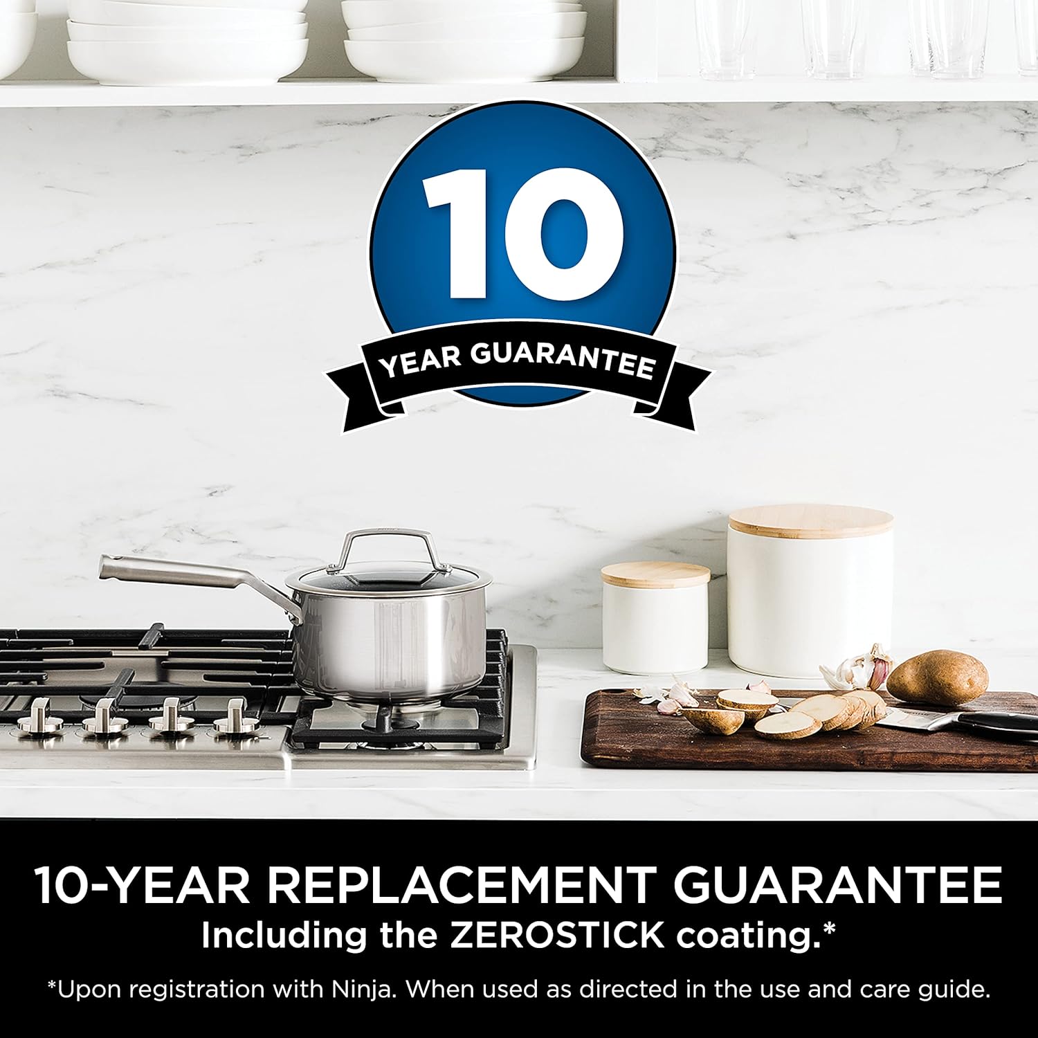 Ninja ZEROSTICK 2-Piece Frying Pan Set Non-StickDishwasher Safe