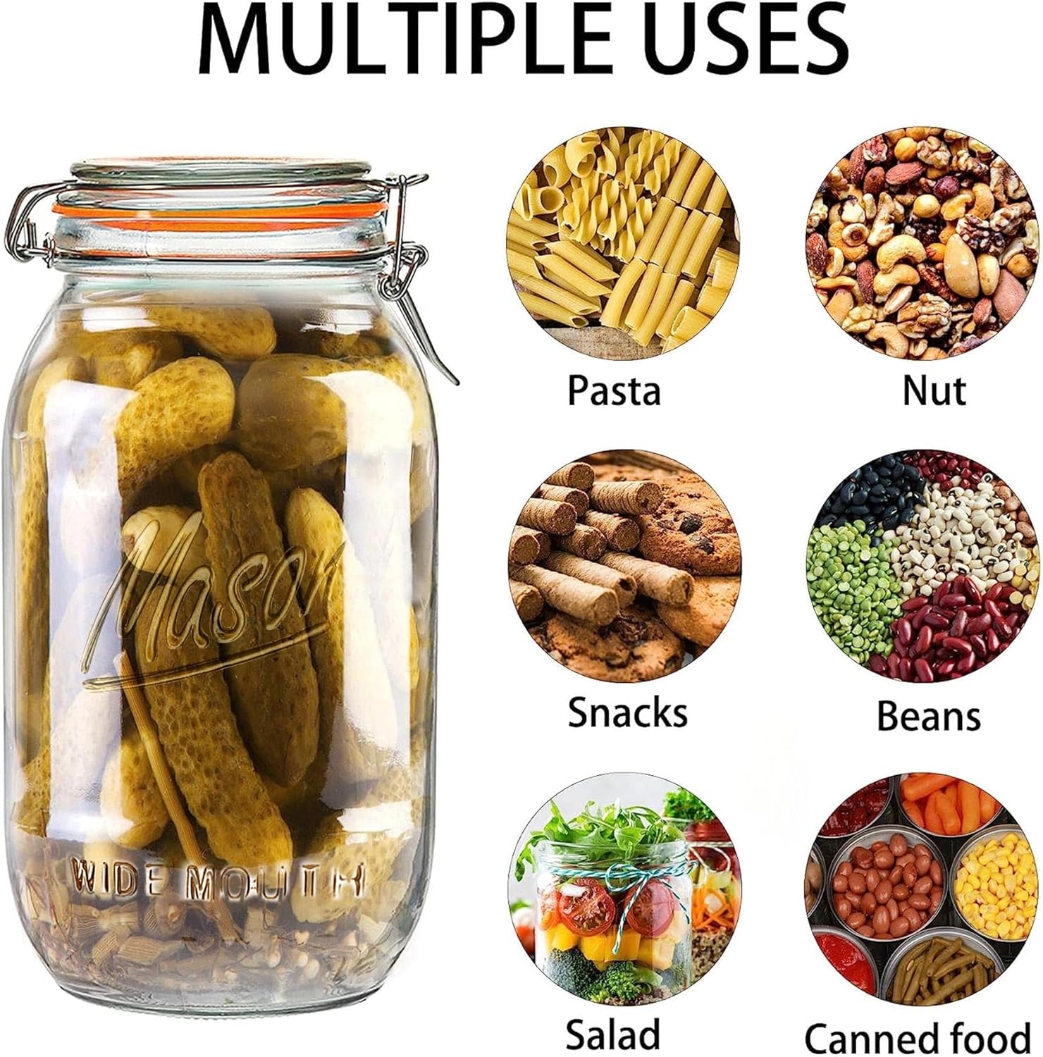 Premium Homeopathic Mason Jars