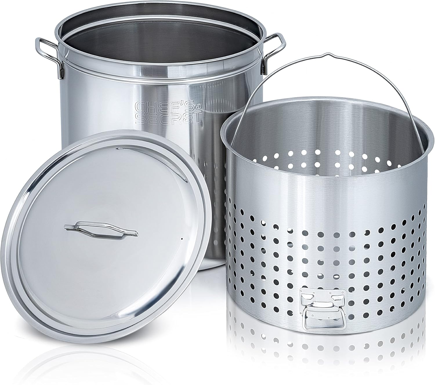 Chefs Secret 82 Quart Stainless Steel Stockpot