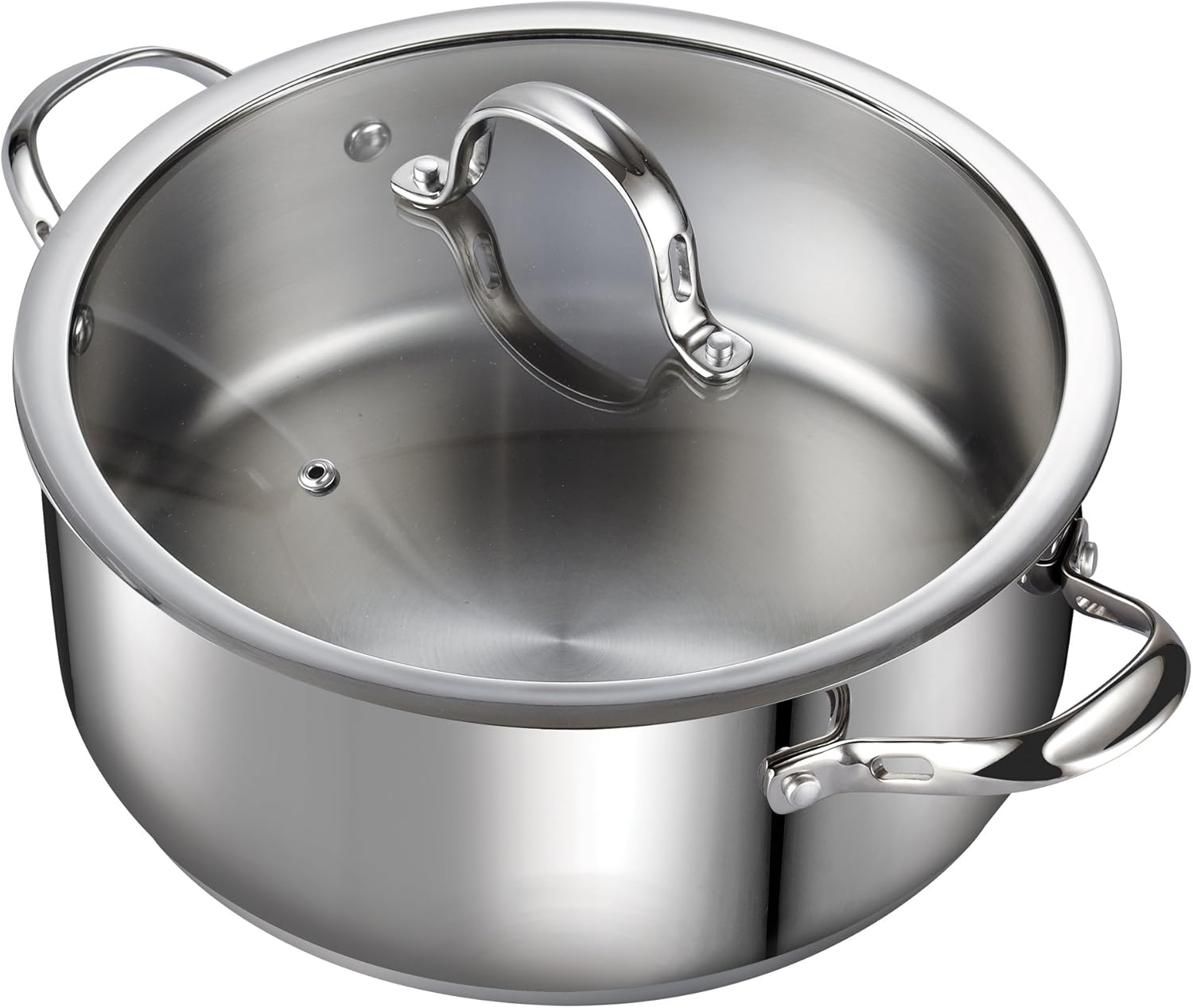 7-Quart Dutch Oven 3-Quart Saucepan with Lid