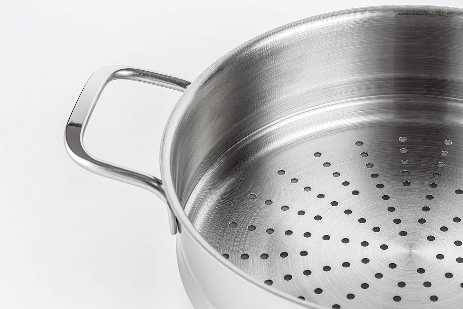 64 QT 1810 Stainless Steel Stock Pot with Steamer Insert