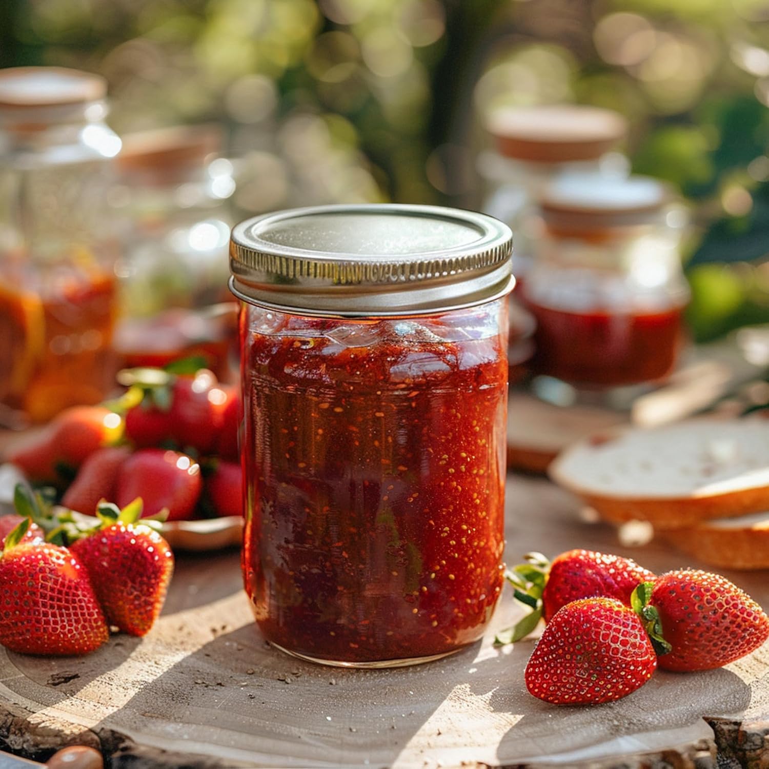 ComSaf Small Mason Jars Sealed Preserving Perfectly