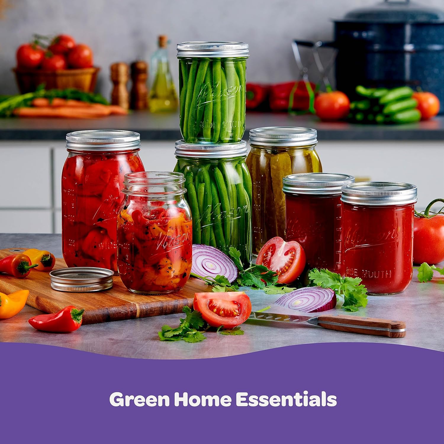 Perfect for Canning Your Kitchen Needs These Mason Jars