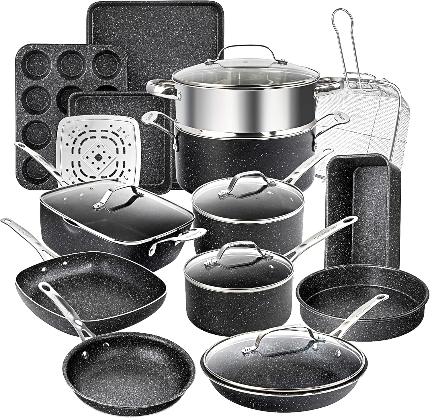 Granitestone 20-Piece Cookware Set