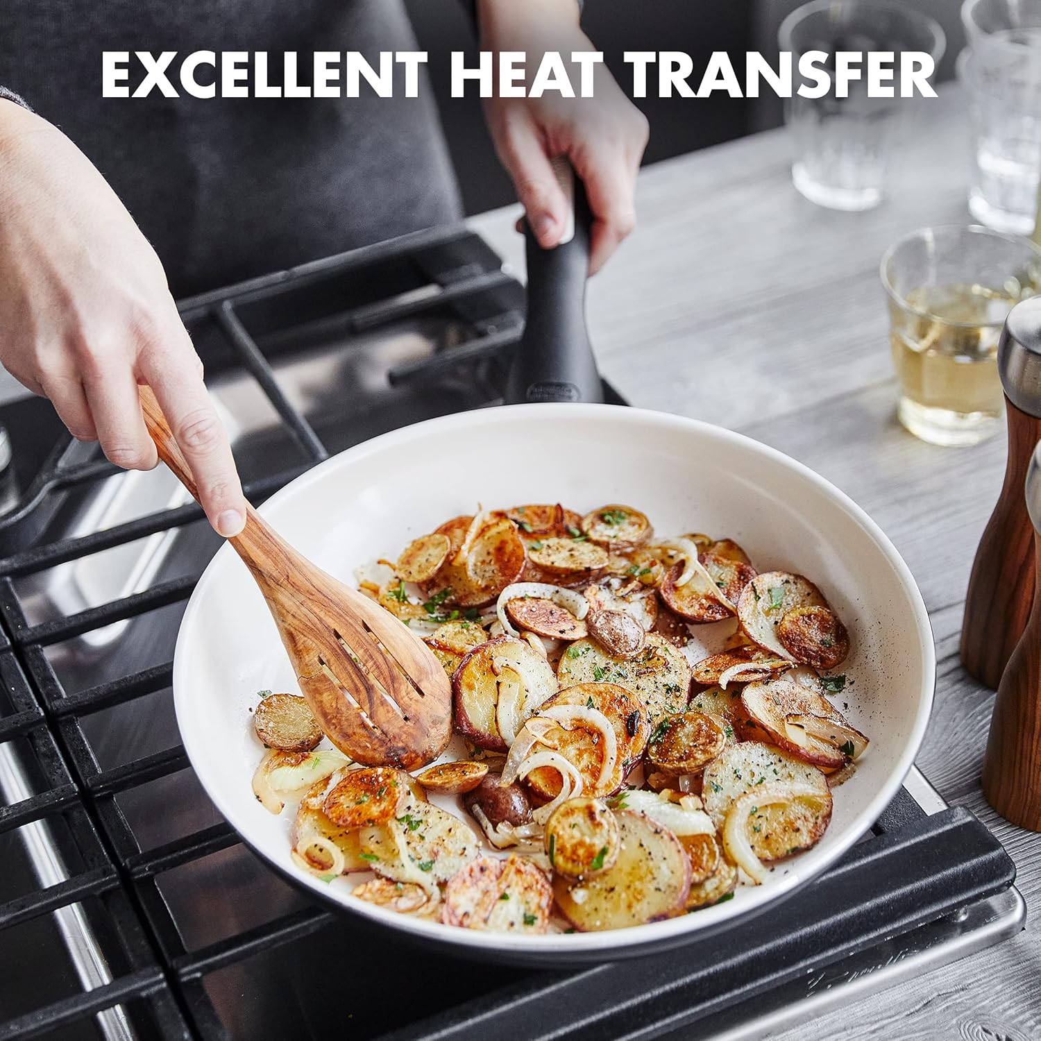 Ergonomic PFOA-Free Grill Pan Set