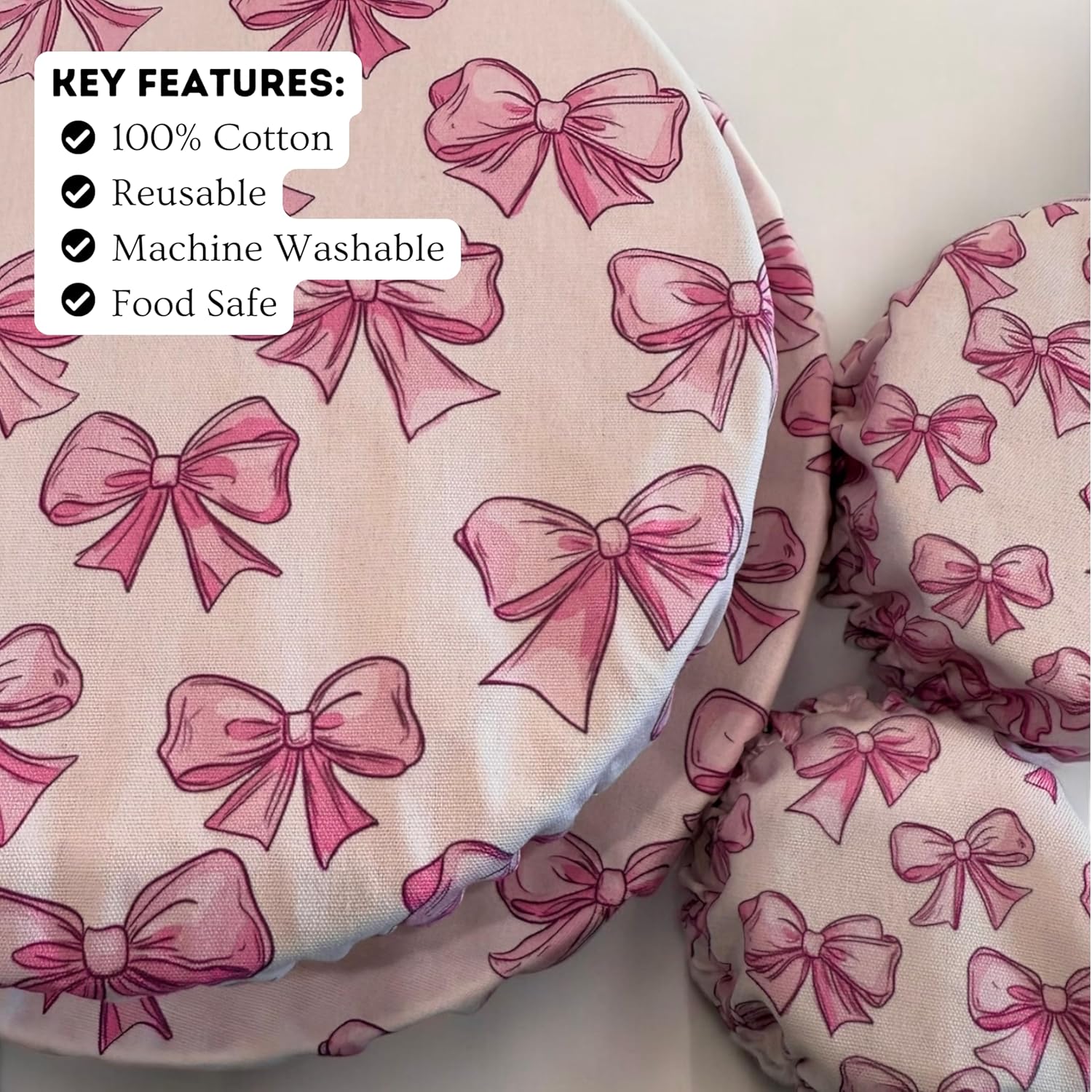MAYBELLE JOY - Sourdough Reusable Jar Bowl Covers
