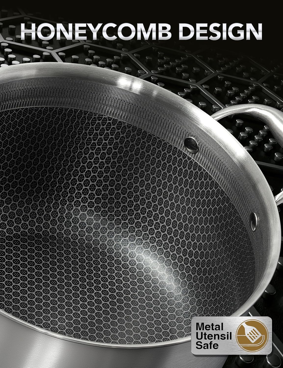 MICHELANGELO Tri-Ply 8-Quart Stock Pot with Lid