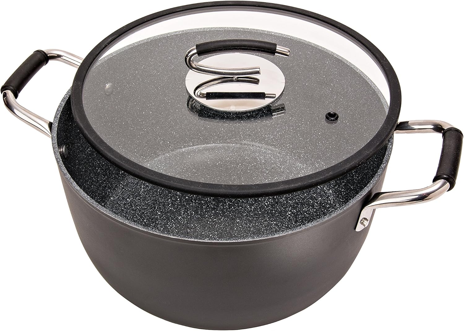 8 Qt Nonstick Italian Made PTFE-Free Induction Compatible