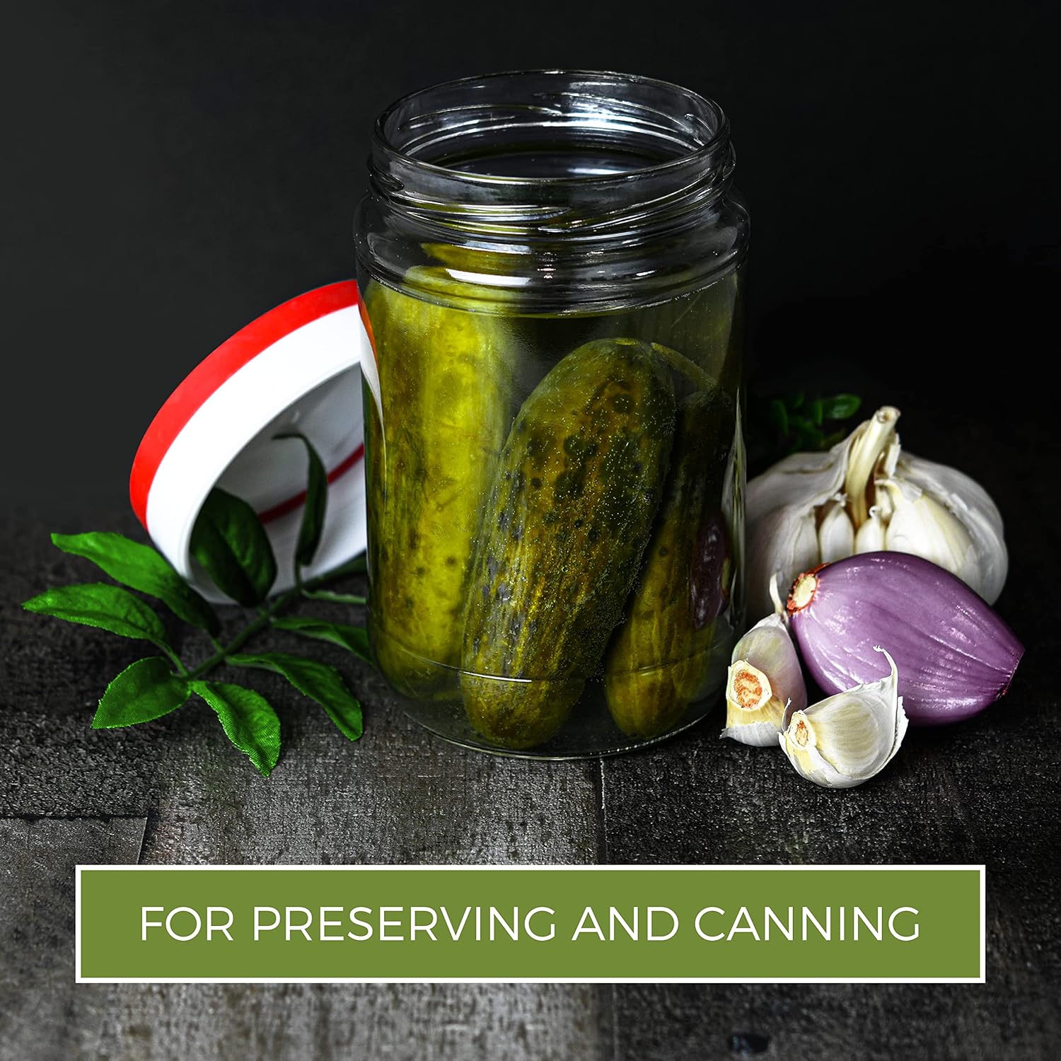 Tribello 22oz Mason JarsWide MouthPerfect for Canning StorageCapacity2x22oz