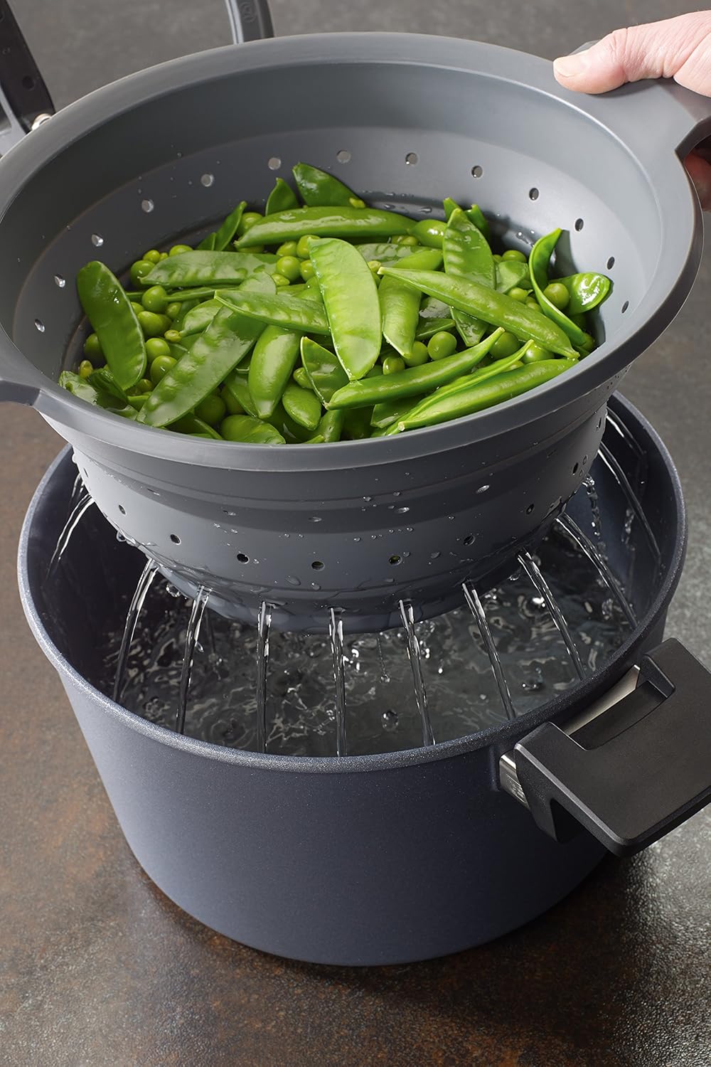 8-Quart Woll Concept Plus Stockpot with Silicone Lid and Insert