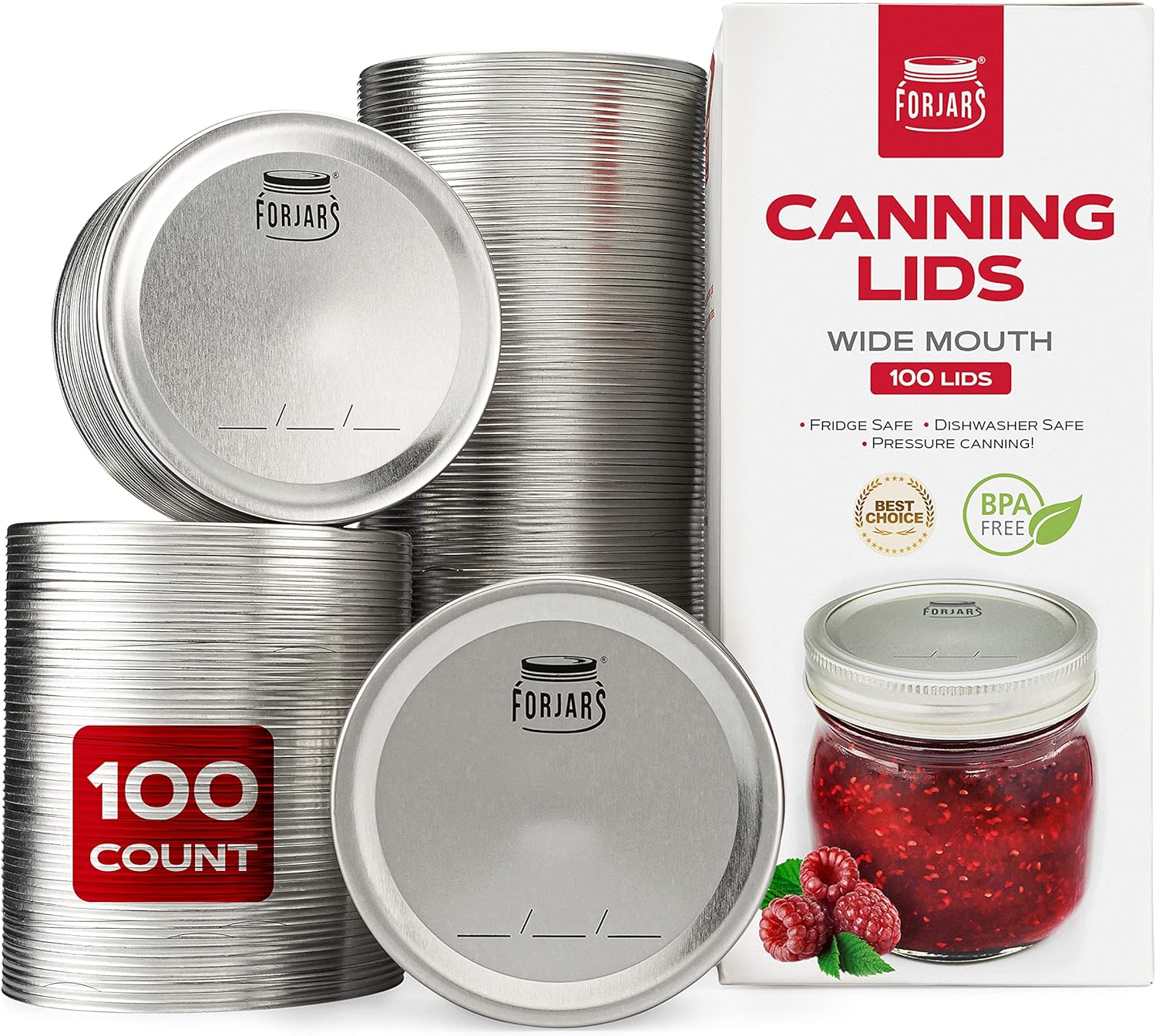 Precius Airtight Canning Lids for Mason Jars Preserve Food Cancel FODOR