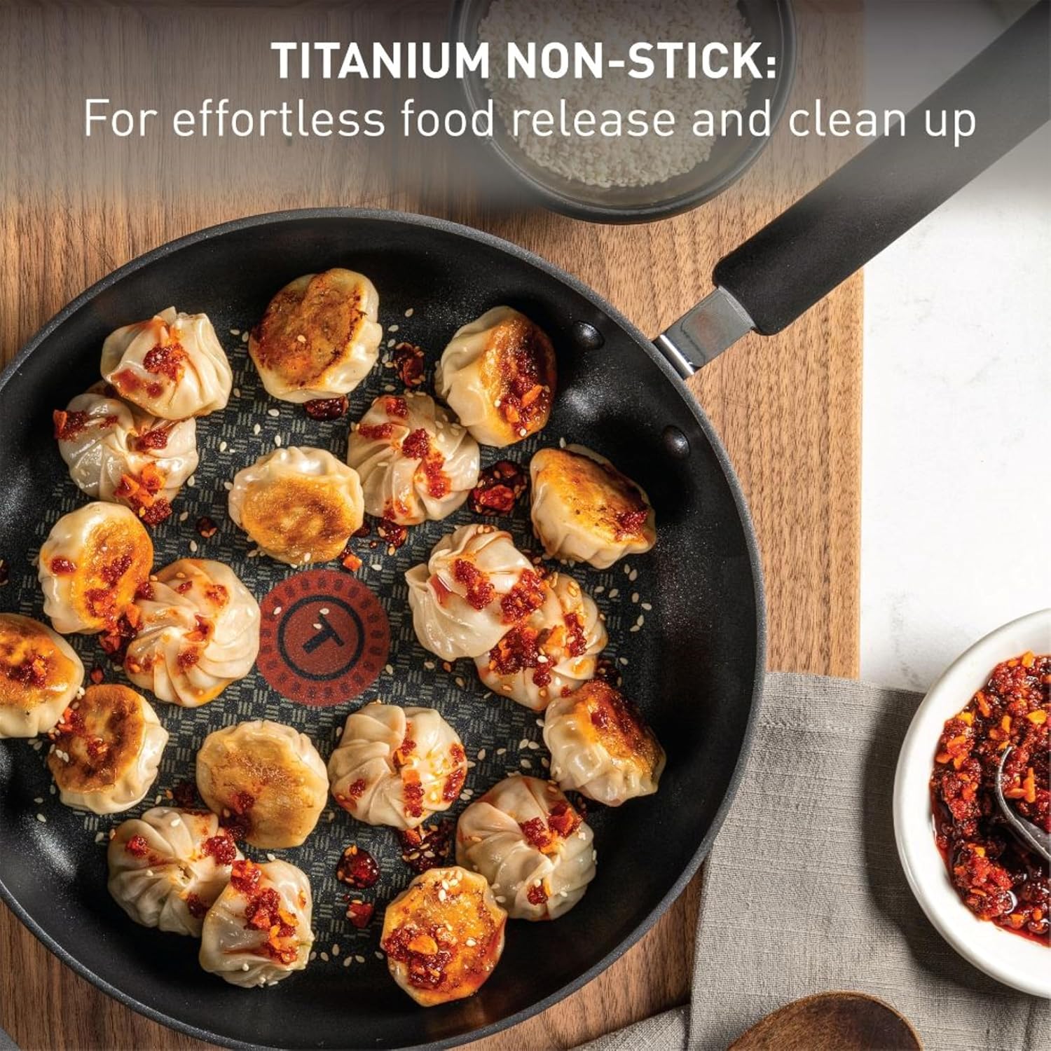 T-Fal Ultimate Hard Anodized 12-Inch Nonstick Fry Pan with Lid