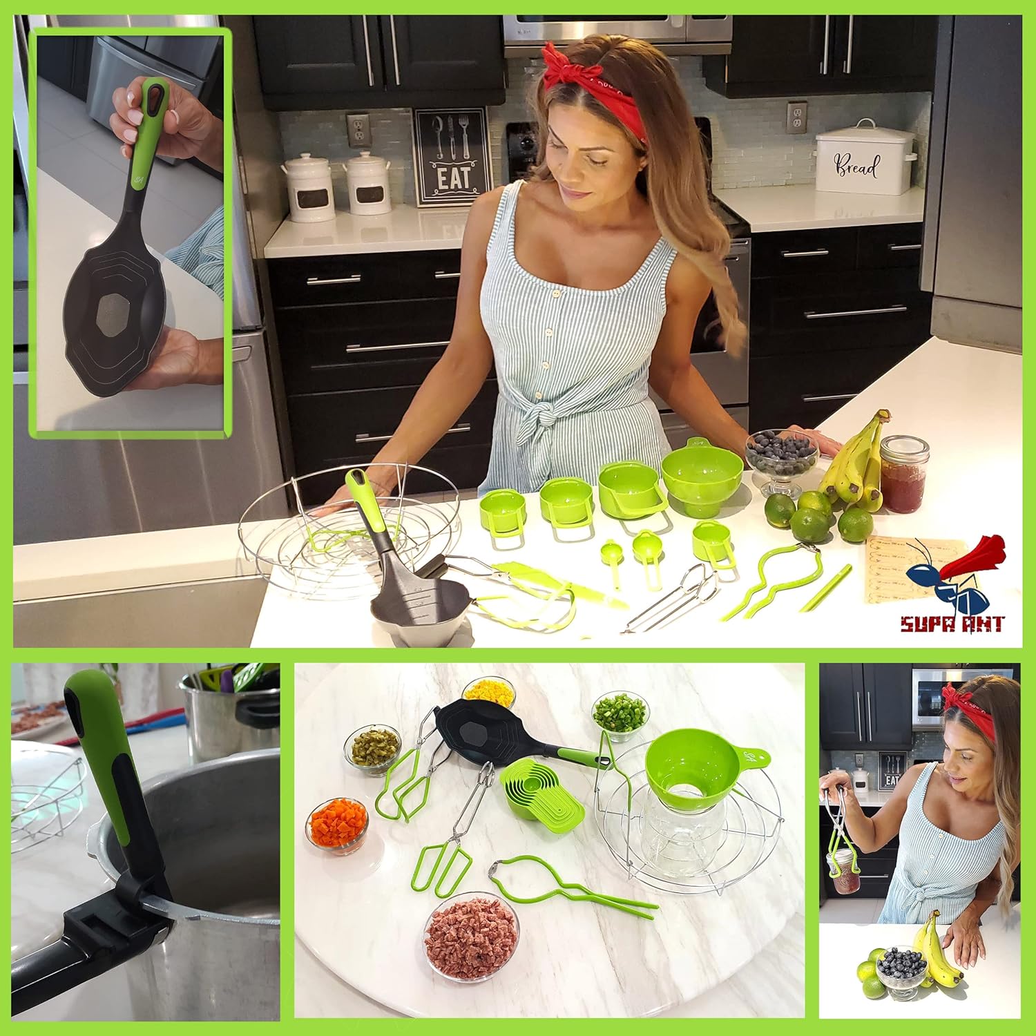 Supa Ant stainless steel canning kit for home use made in USA