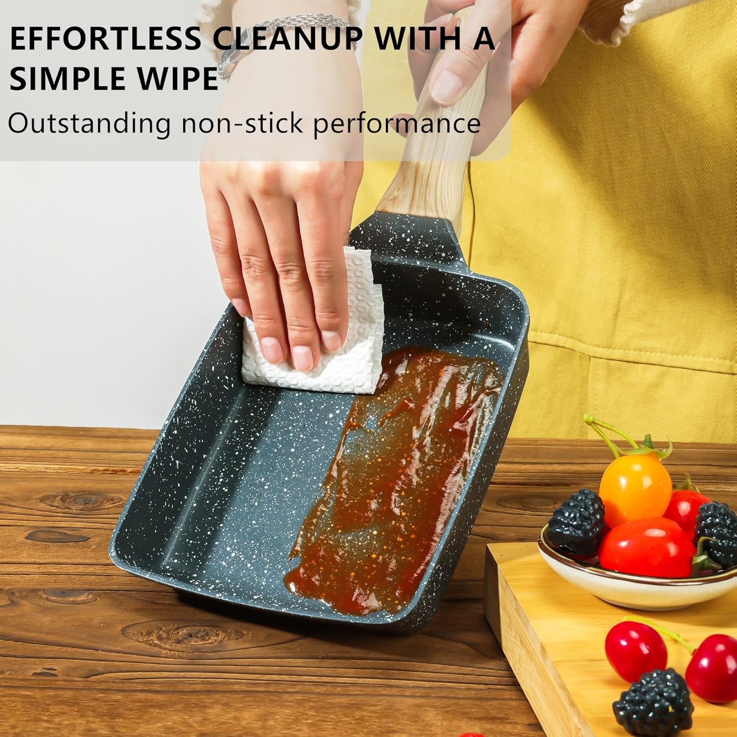 F Bry Snow Tamagoyaki Pan Set