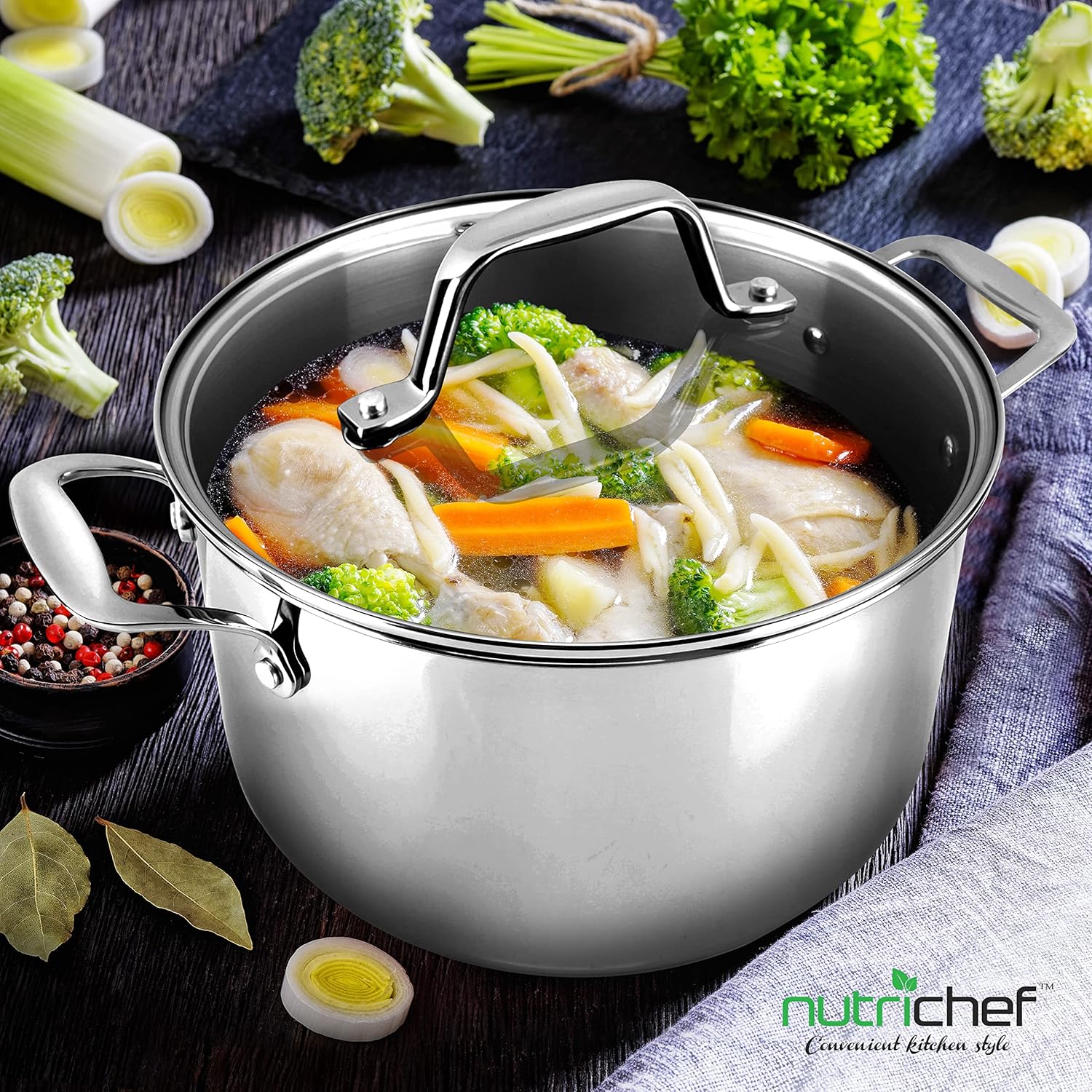 3-Quart Stainless Steel Soup Pot